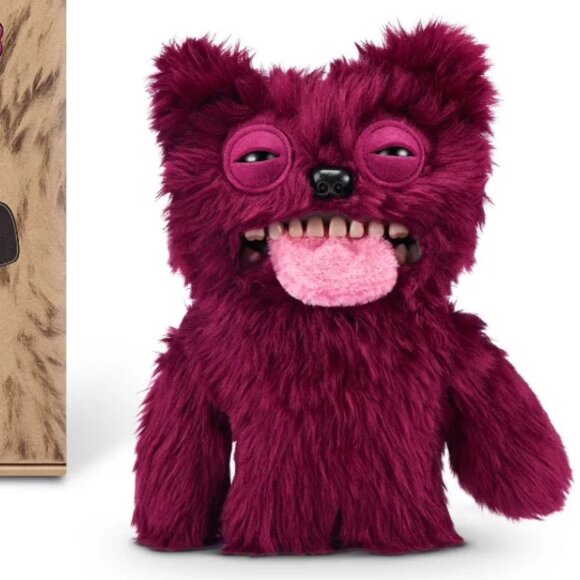 Fuggler Hairy Fuggs SIR BELCH Funny Ugly Monster 9" Plush Zuru - Picture 3 of 8